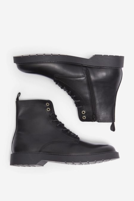 SELECTED TIM LEATHER LACE-UP BOOT