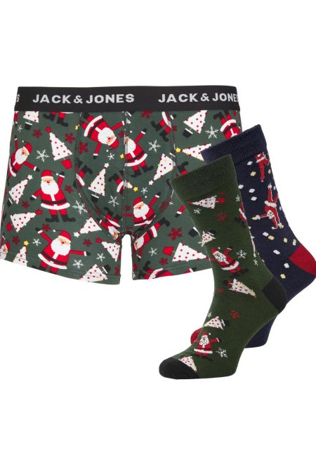 Jack & Jones Green Santa Giftbox