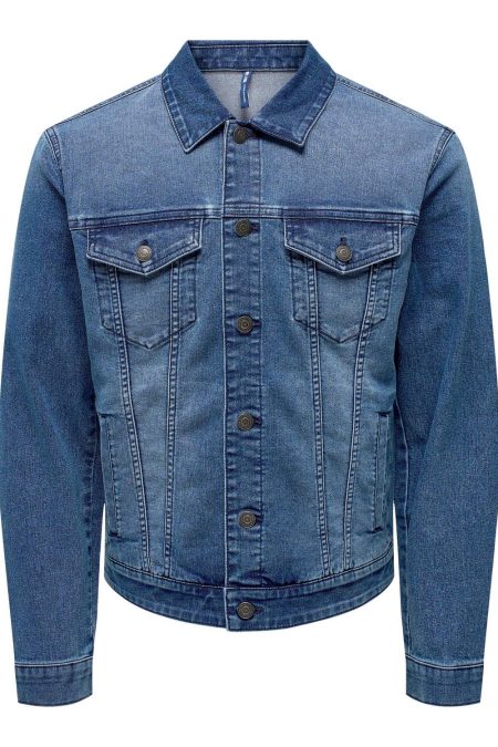 Only & Sons Coin Mid Blue Jacket