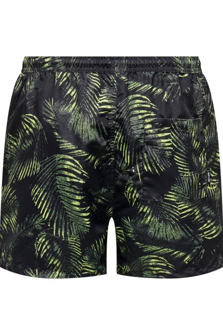 Only & Sons Ted Life Swim Short Leafes