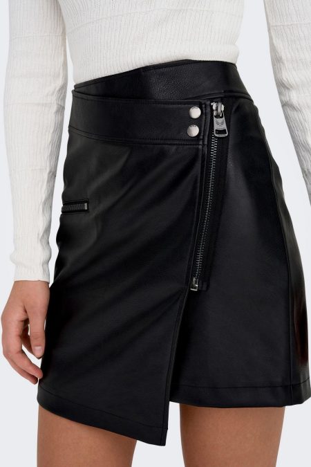 Only Faux Leather Skirt