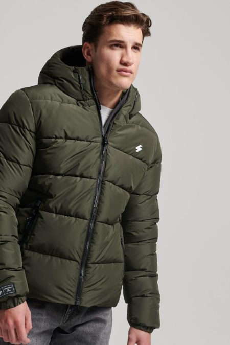 Superdry Hooded Sports Puffer Jacket