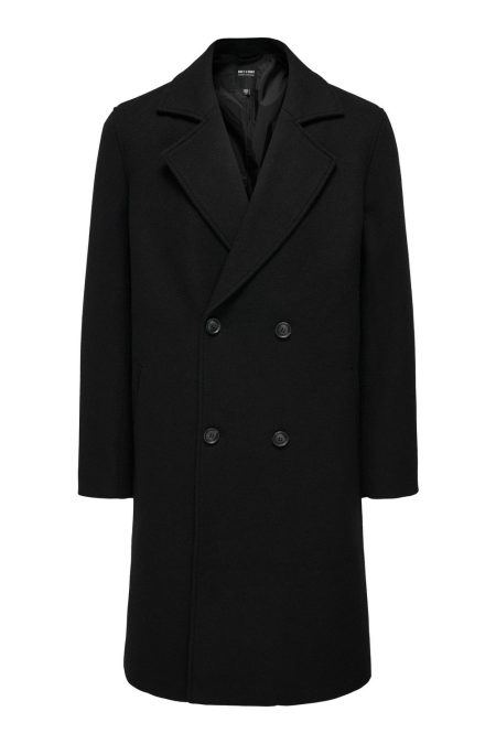 Only & Sons Aron Long Wool Coat