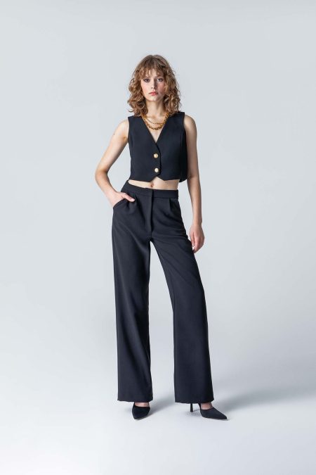 Forever Young The Label Simone High Waist Wide Trousers