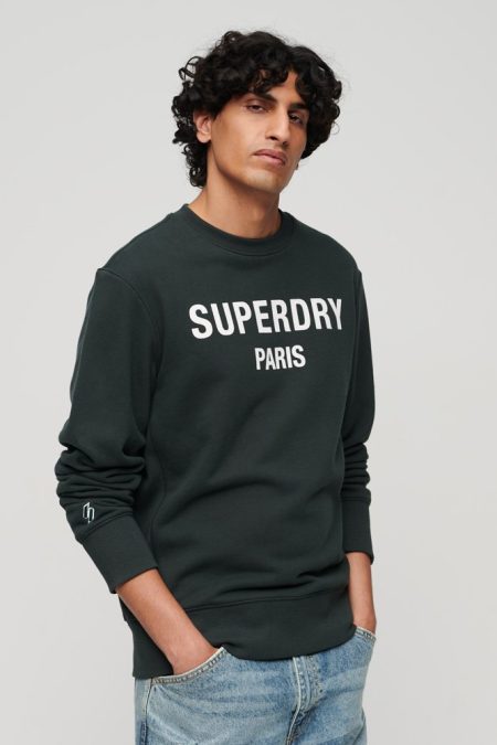 Superdry Luxury Sport Loose Fit Crew Sweatshirt