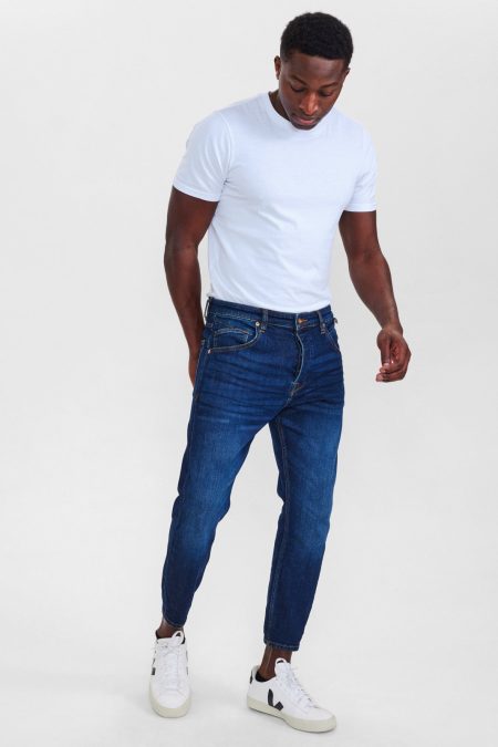 Gabba Alex Relaxed Mid Blue Tapered Fit Jean