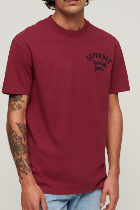 Superdry Ovin Embroidered Superstate Athletic Logo Tee