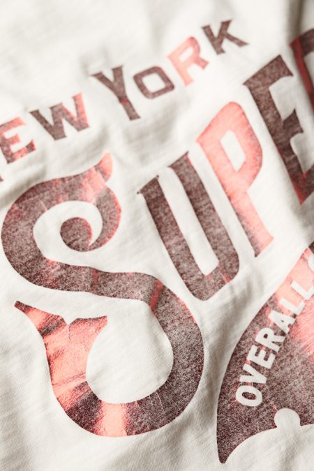 Superdry Ovin Metallic Workwear Graphic Tee