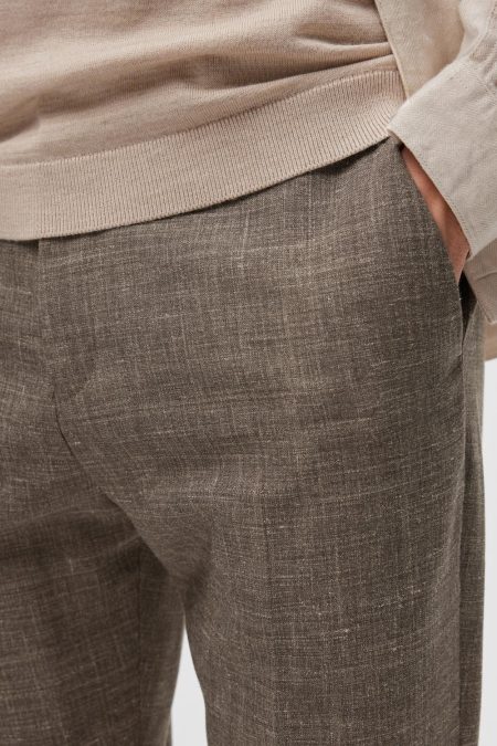 Selected Slim Oasis Linen Trouser