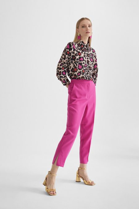 Lola Casademunt By Maite Cropped Trousers with Slits