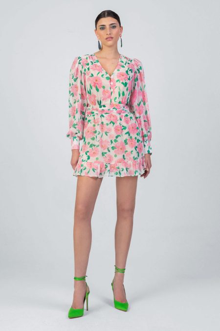 Forever Young Areti Floral Mini Dress